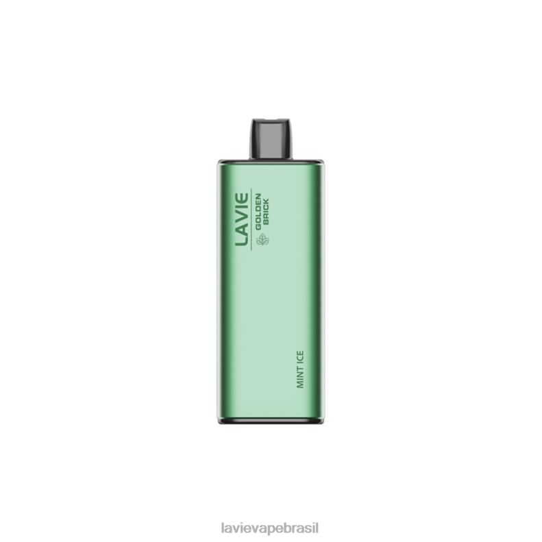 gelo de menta LAVIE GOLDEN BRICK 10000 baforadas 6X42262 | Lavie Vape Review